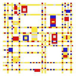 Mondrian painting