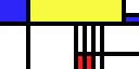 Mondrian painting